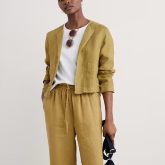 Seasalt Cornwall Country Lane Linen Jacket, US 6 - Picture 3 of 9